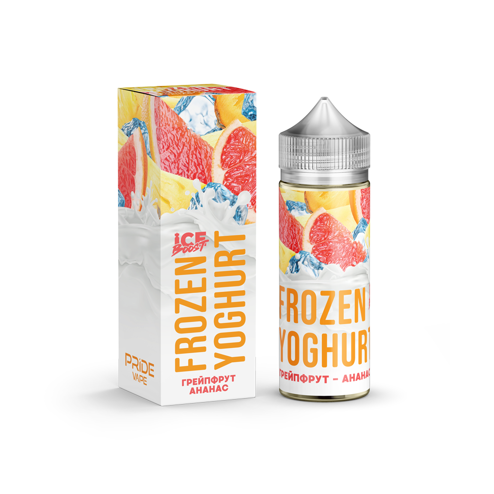 Грейпфрут- Ананас / Frozen Yoghurt (ice boost) / PRIDE VAPE