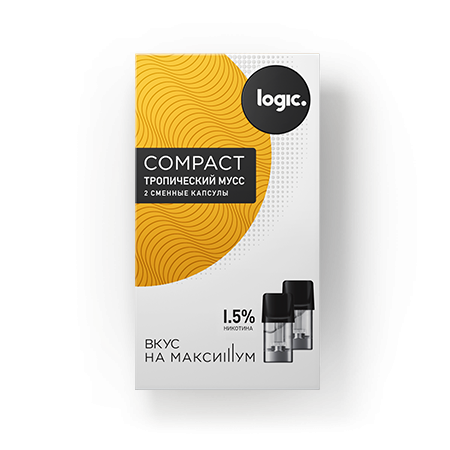 Капсулы Logic Compact Тропический мусс / 1,6 мл