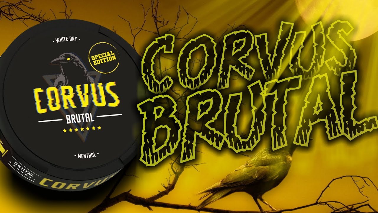 Corvus Brutal (Ментол) / Снюс Corvus Бестабачный