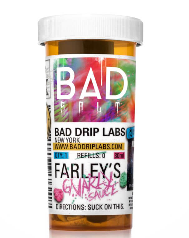 Farley's Gnarly (Киви, Клубника, Жевательная резинка) / Bad Drip Salt / Bad Drip Labs