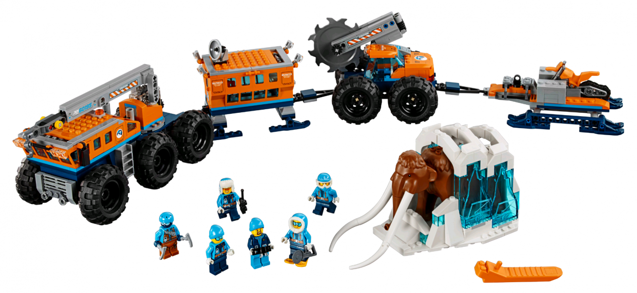 Конструктор LEGO 60195 City Arctic Expedition Передвижная арктическая база