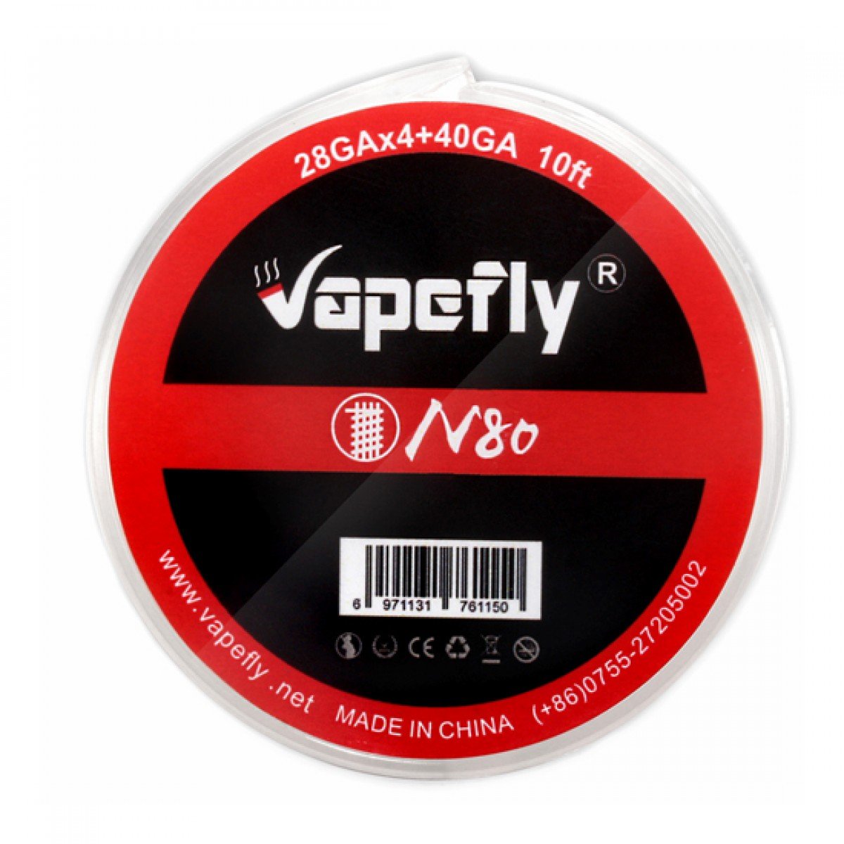 Проволока для намотки Vapefly N80 28GAx4 + 40GA 10FT