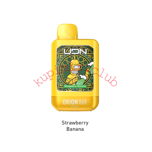 Одноразовый UDN Orion Bar 5000 Strawberry Banana (Клубника/Банан) Pod / 5000 затяжек 650 mAh