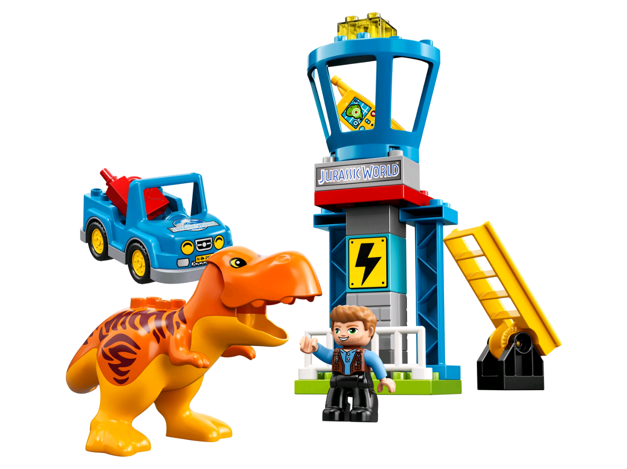 Конструктор LEGO 10880 Duplo Jurassic World Башня Ти-Рекса