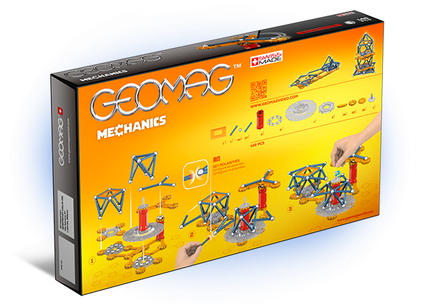 Магнитный конструктор GEOMAG 722 Mechanics 146 деталей
