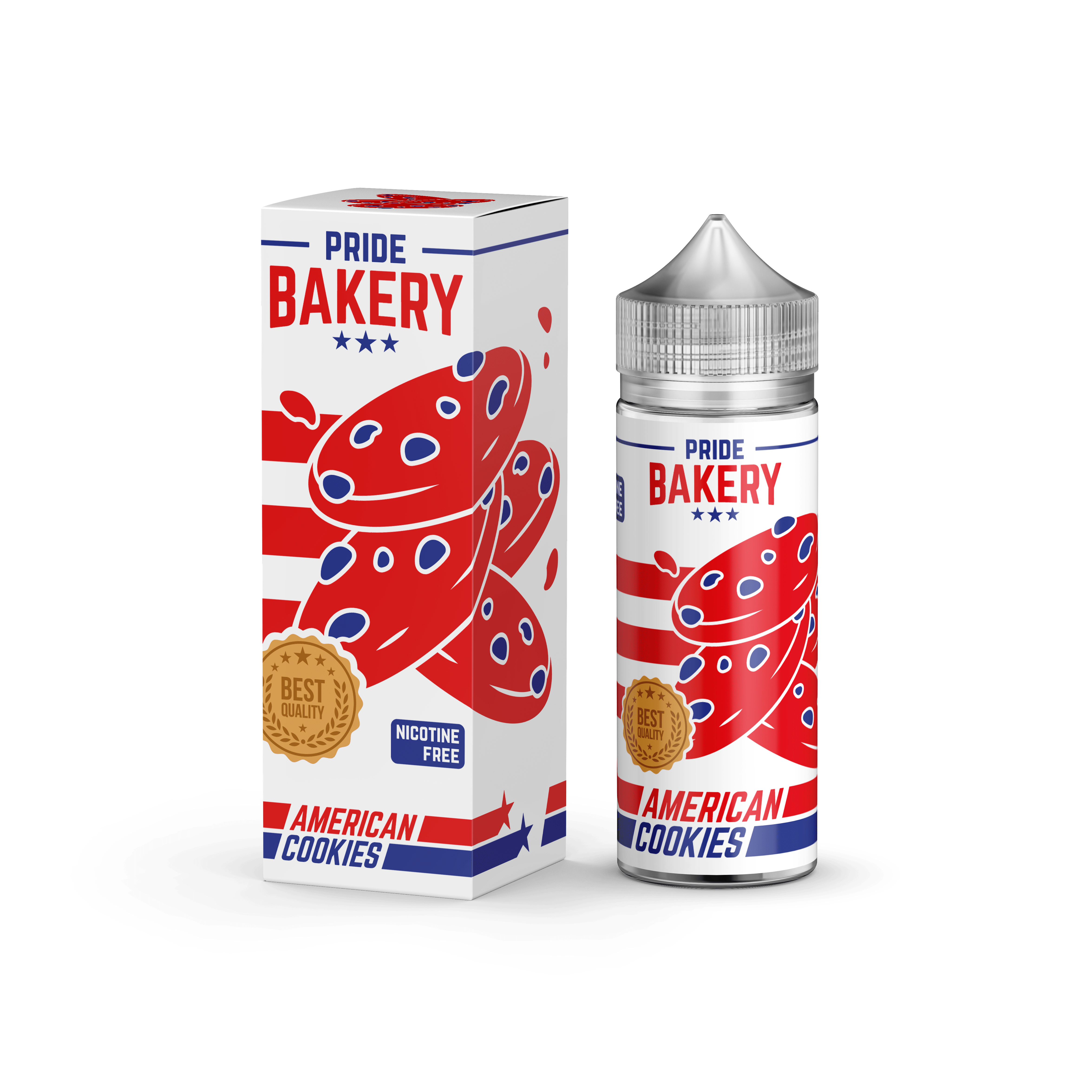 Жидкость American Cookies (Американское печенье) / Pride Bakery / PRIDE  VAPE - Кондитеские вкусы - Жидкости - магазин электронных сигарет  Vape.Academy - отправка для самовывоза в магазины по Москве и России