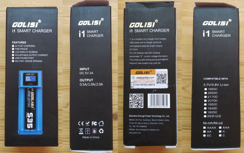 Зарядное устройство GOLISI I1 Smart USB